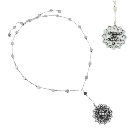 Make A Wish Rose Gold & Silver Necklace