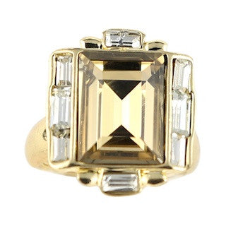 10058 Ring | Gold Champagne Stretch Adjustable