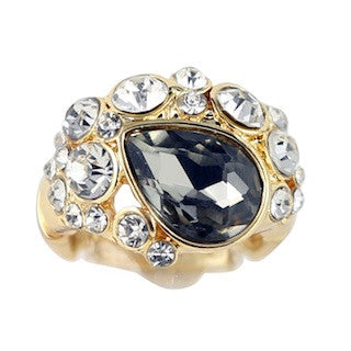 10061 Ring | Smoke Droplet Stretch Adjustable