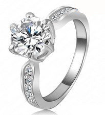 10295-1 Ring Size 8 | Princess Cut