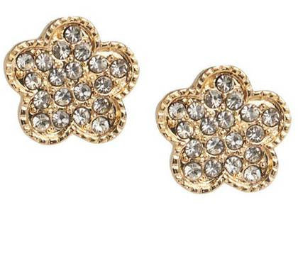 10554-1 Earrings Clip-On | Floral Romance
