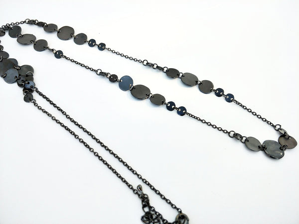 10952-5 Necklace Gunmetal