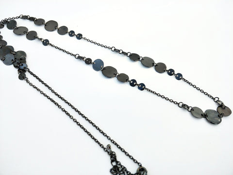 10952-5 Necklace Gunmetal
