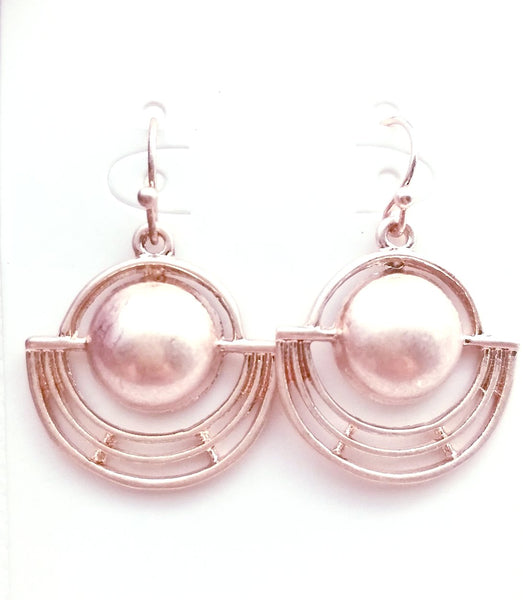 10985-3 Earrings Rose Gold Tribal
