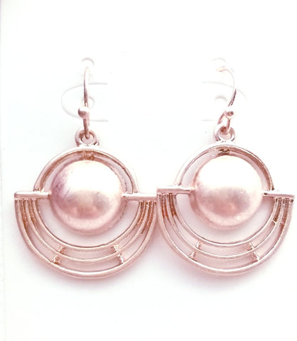 10985-3 Earrings Rose Gold Tribal
