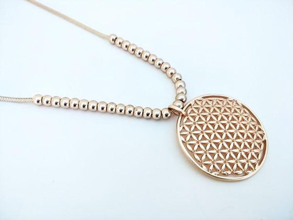 10954-56 Necklace Matte Rose Gold