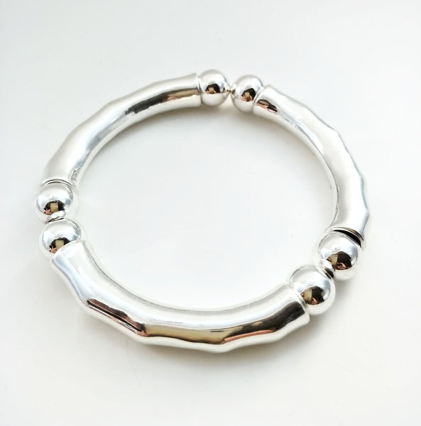 9006-2 Bracelet Silver Stretch