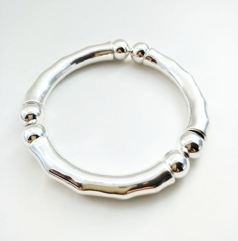 9006-2 Bracelet Silver Stretch