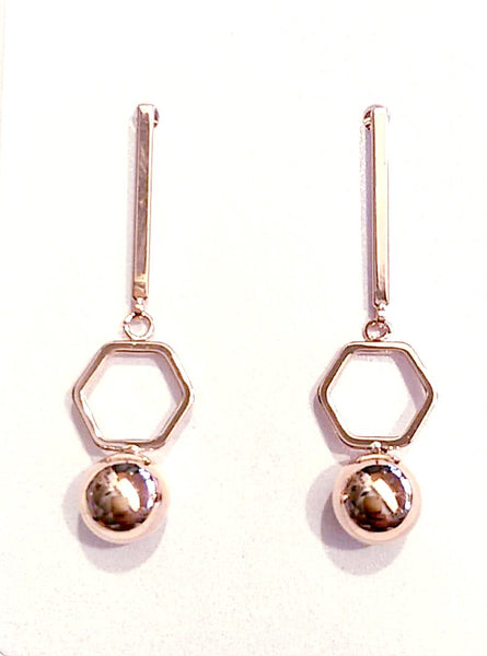 9014 Earrings Rose Gold