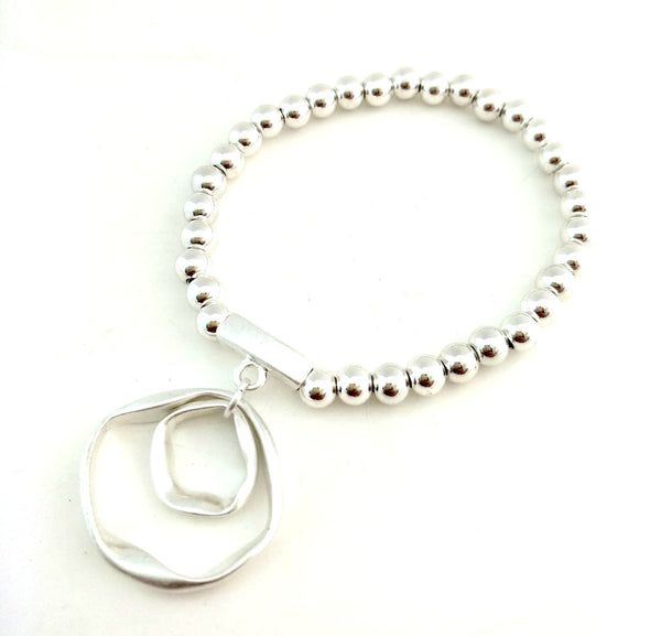 9021-1 Bracelet Silver Stretch