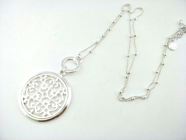 9031-4 Necklace Silver Filigree