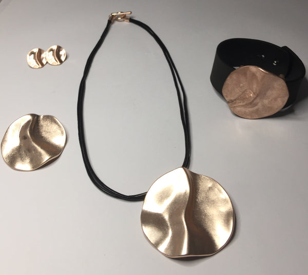 9023-9 Brooch Burnished Rose