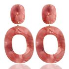 9002-1 Earrings Resin Pink